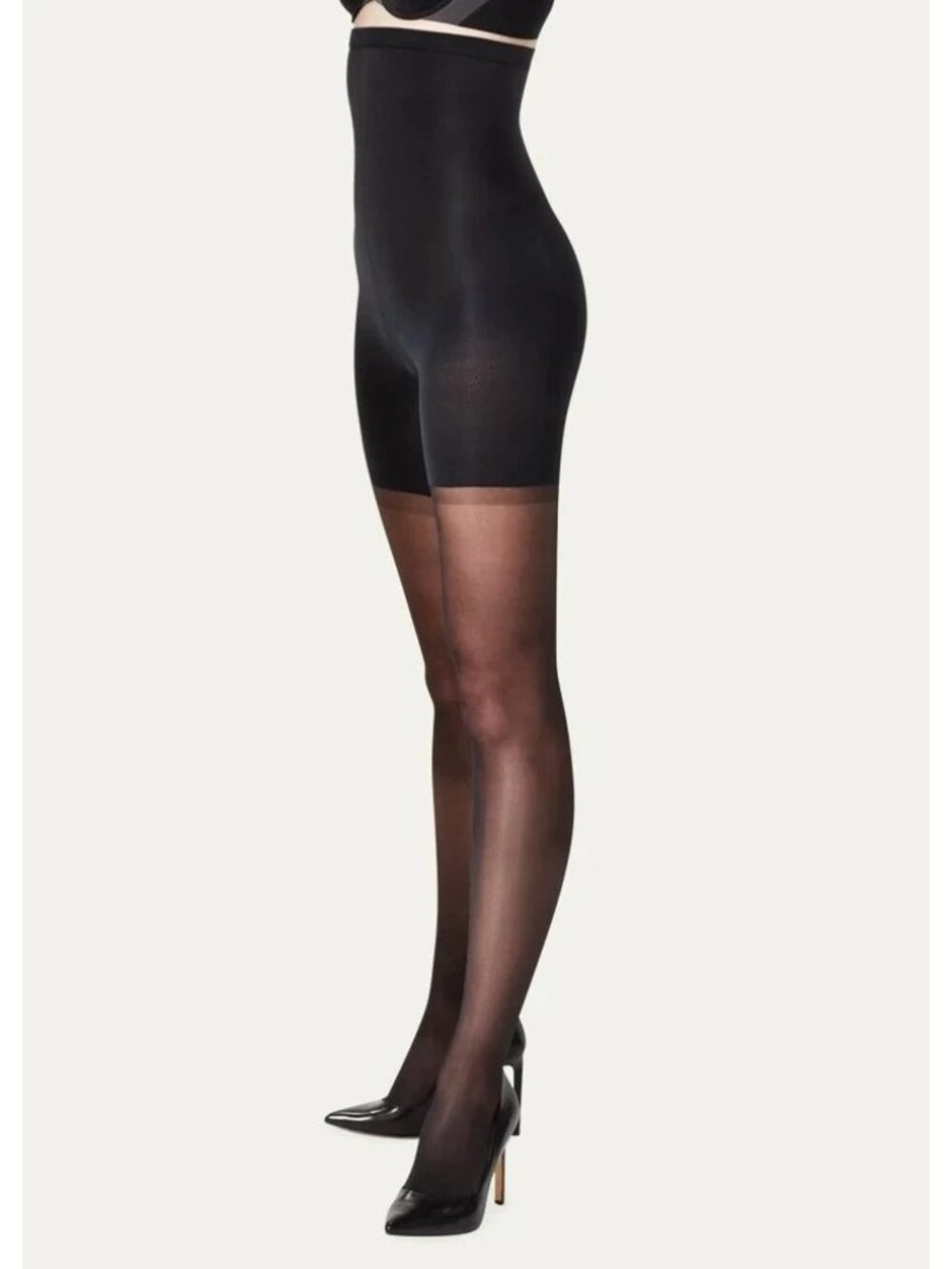SPANX Firm Believer High-Waisted Sheers 20 DEN Black size A Small Tights HoseNWT